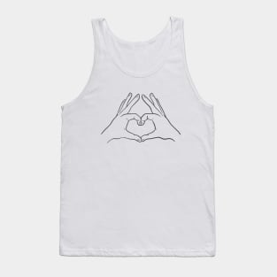 LOVE FINGERS Tank Top